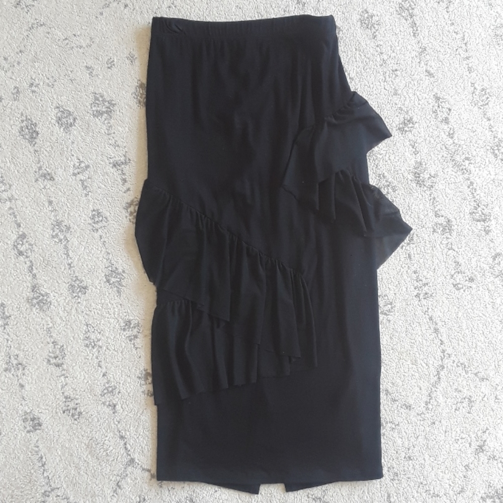 ASOS Maternity Black Pencil Skirt Size 4 NWT